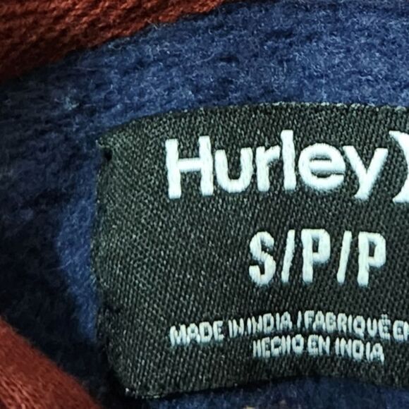 Hurley Color block Logo Hoodie size Medium - Picture 3 of 5